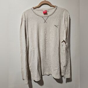 Puma Cream Waffle Long Sleeve Tee